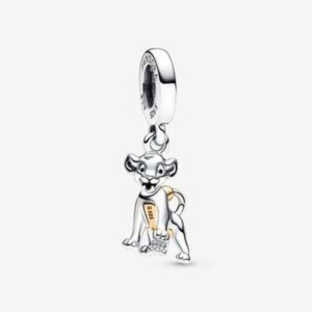 Authentic Pandora Disney 100th Anniversary Simba Lab-Grown Diamond Dangle Charm